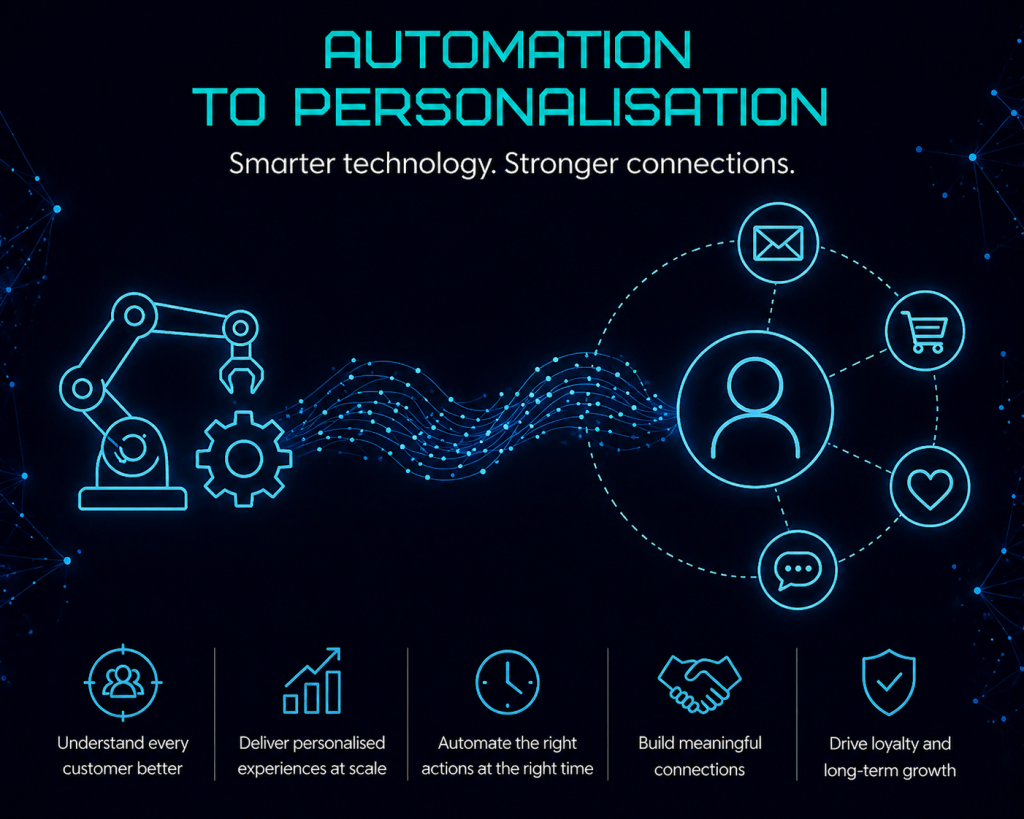 Automation to Personalization in digital marketing.
AI driven customer engagement.