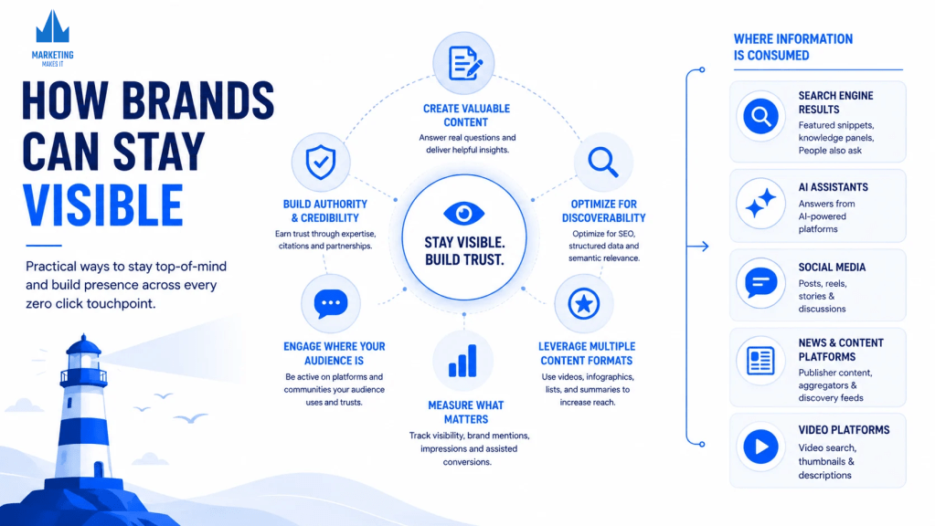 Strategies for improving visibility in zero-click marketing landscape.
